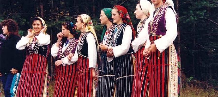 Bulgaristan folklarına ait bir resim