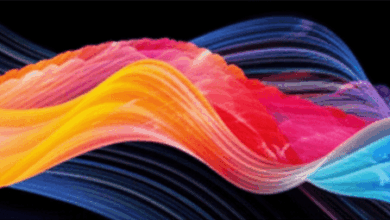 a dynamic representation of creative evolution with vibrant energy flowing through organic forms and a sense of constant becoming create a wide angle 16:9 horizontal format image