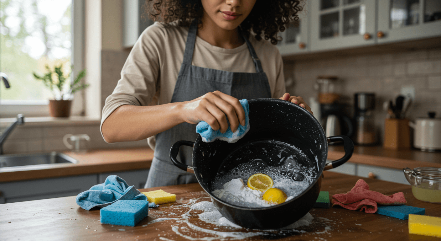 Dibi Tutmuş Tencere Temizliği: Yanık Lekelerine Karşı Etkili Çözümler