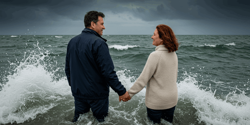 a couple holding hands demonstrating trust and support through life's challenges