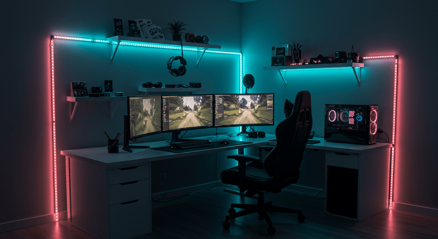 Oyuncu Odası Dekorasyonu: Hayalinizdeki Oyun Alanı Nasıl Kurulur?