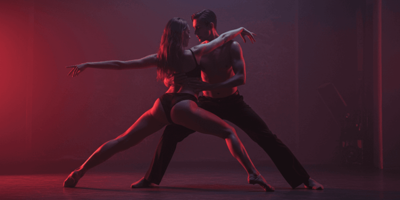 sensual dance emphasizing mutual respect and desire