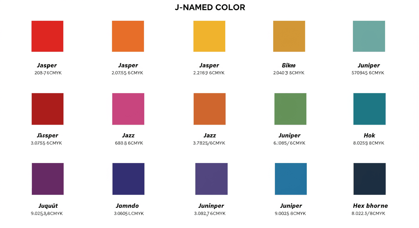 J Harfiyle Başlayan Renkler: Tasarımda Derinlik ve İlham Kaynağı