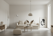a minimalistic interior design
