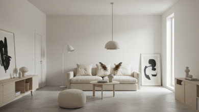 a minimalistic interior design
