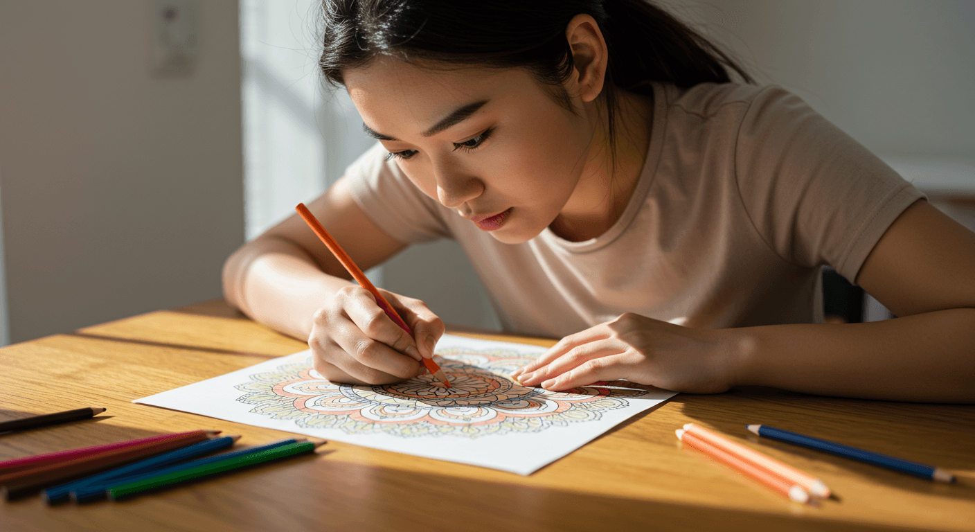 Mandala Boyama Sanatı: Renklerle Huzur Bulmanın Yolları