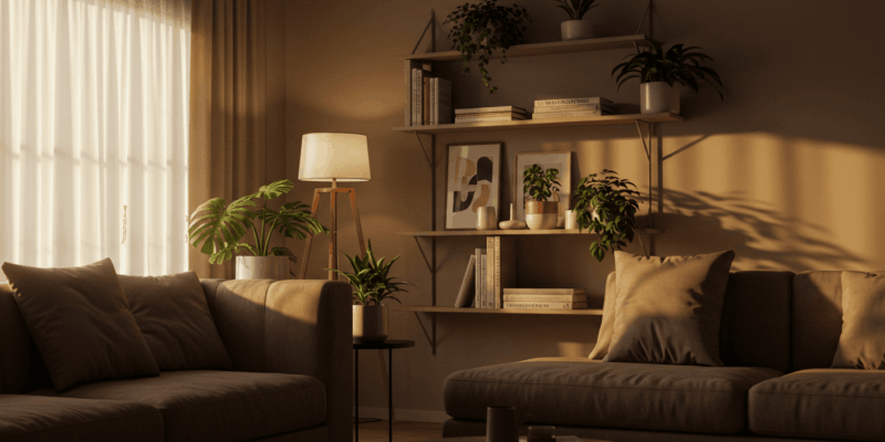 soft interior lighting