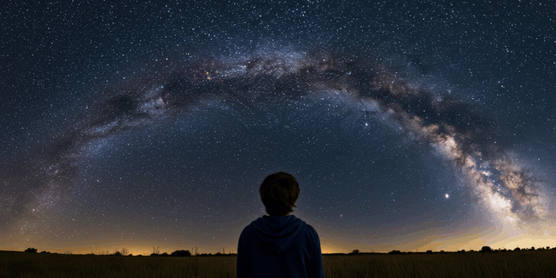 looking at the stars